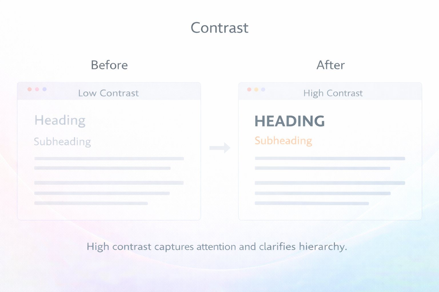 ④コントラスト Contrast